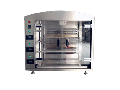 Small Counter Gas Rotating Chicken Oven for 9 Chickens
