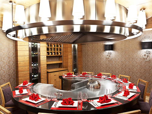 12 Seats Circle Gas Teppanyaki Grill