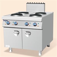 Italy Style Electric 4-Round Hot-plate Cooker with Cabinet