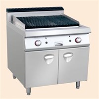 Electric Style Lava Rock Grill With Cabinet